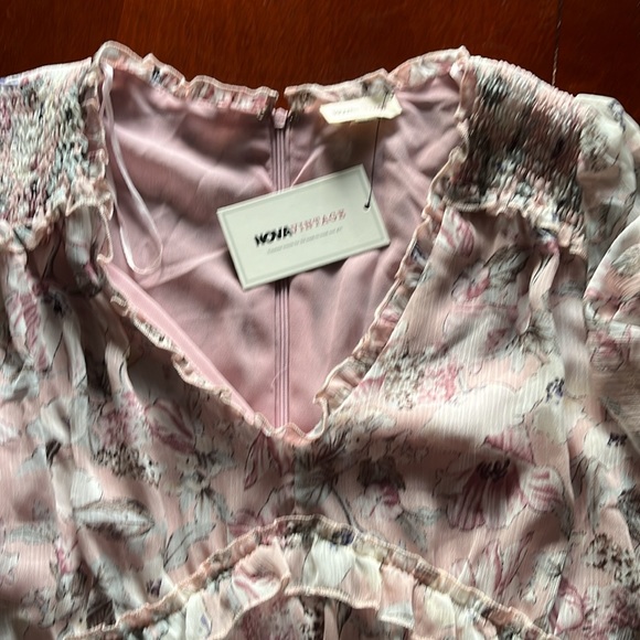 NWT SIZE M Fashion Nova Vintage Floral Rosie Mini Dress - Picture 5 of 5